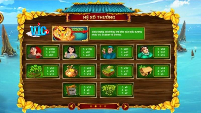 Game có hệ số thưởng cho các biểu tượng vô cùng hấp dẫn