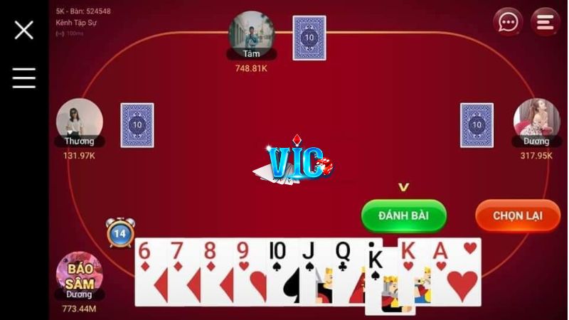 Trò chơi Sâm truyền thống quen thuộc nay đã có mặt tại cổng game VicClub